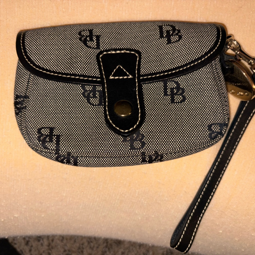 Dooney & Bourke Red and Black Wristlet